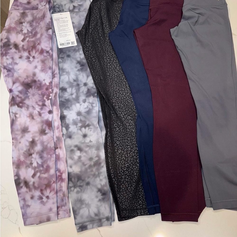 Lululemon leggings size 4 all are new with tags